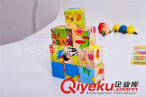 2015年新品 廠家直銷 供應(yīng)吸卡 松木六面畫 益智玩具