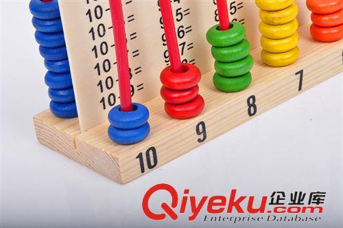 計算架系列 奇趣廠家供應木制益智玩具 教學1+1計算架 學算術木制計算架原始圖片2