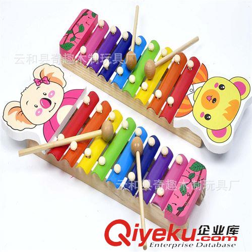 敲擊.擊打系列 批發(fā)兒童敲琴玩具 木制益智玩具 卡通八音琴 考拉手敲木琴 啟蒙