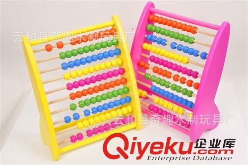 詢價(jià)、整箱采購(gòu)區(qū) 彩色珠算架十檔計(jì)算架兒童早教益智學(xué)習(xí)數(shù)學(xué)啟蒙運(yùn)算教具木制玩具原始圖片3