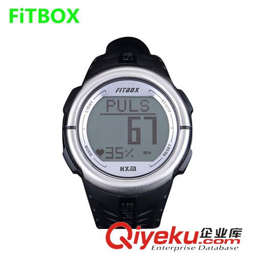 計步器 心率手表 健立方FITBOX觸摸式心率表計步器手表心律脈搏卡路里檢測運動手環