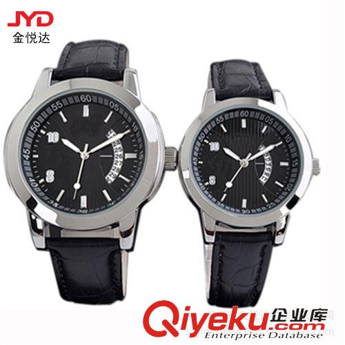 機(jī)械表 皮帶品牌機(jī)械情侶手表 金色 單日歷 gd禮品表 廠家直銷 質(zhì)量好原始圖片3