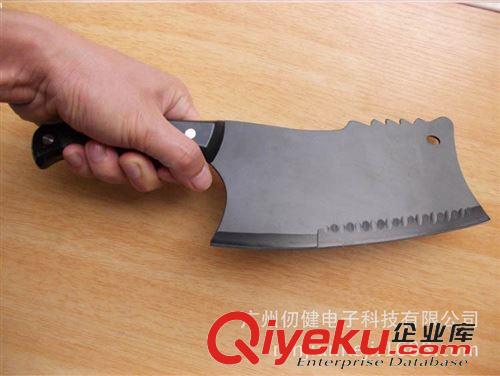 廚房用品 高品質(zhì)第三代德國黑鋼鎢鋼刀 冰點(diǎn)刀 跑江湖菜刀 廚房刀具 砍骨刀原始圖片3