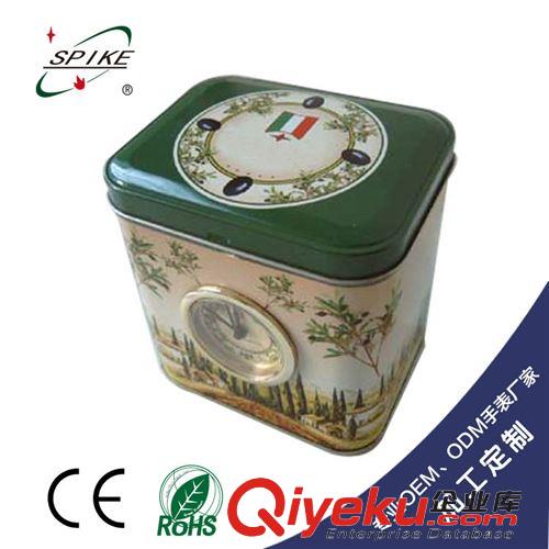 加工定制掛鐘 時(shí)尚精美禮品盒行針表 禮品促銷表  產(chǎn)品顏色LOGO可定制