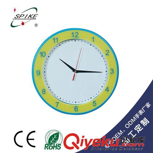 加工定制掛鐘 直銷平面掛鐘石英鐘 禮品壁鐘 顏色和LOGO可定價格優惠質量保證