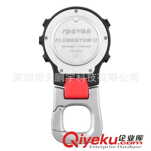 指南針 供應(yīng)新款spovan元素II多功能登山扣掛表 禮品掛表 手持式戶外表原始圖片2