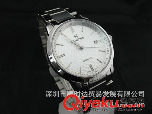 不銹鋼表 深圳鐘表廠加工定制 gd商務男士機械手表  zg網商電商批發