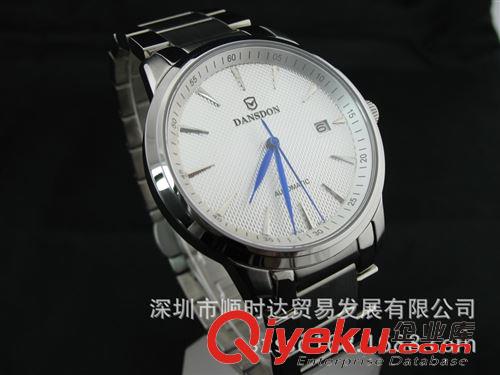 不銹鋼表 深圳鐘表廠加工定制品牌手表 ODM OEM加工 gd商務(wù)男士機(jī)械表