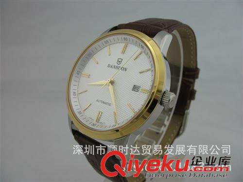 不銹鋼表 廠家現貨供應 gd進口機械手表 男士手表 手表定制批發 一件代發