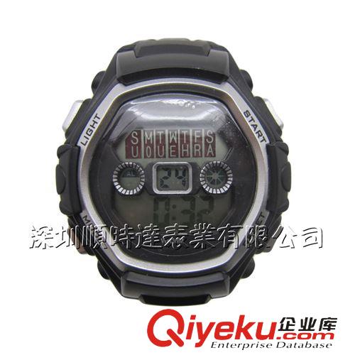 LCD電子表 深圳丹士頓鐘表廠加工定制LCD塑膠手表，長期現貨供應淘寶網商