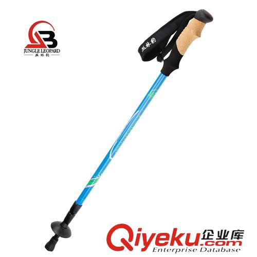 登山杖系列 叢林豹zp 超輕50%碳素登山杖 三節(jié)直柄EVA軟木登山杖 混色現(xiàn)貨原始圖片3