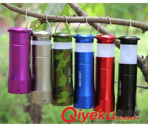 露營燈系列 混批手提燈野營地營 電筒兩用 窒內(nèi)外通用強光3W-LED6689臺燈100g原始圖片2