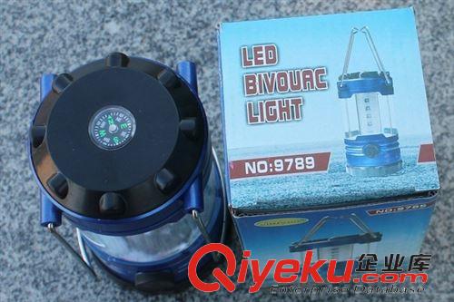 露營燈系列 12LED野營燈9789  帳蓬燈 營地 超亮掛燈 小馬燈 露營燈   200g原始圖片2