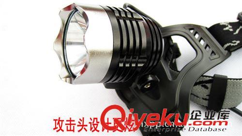野營頭燈 CREEQ5 5W白光強光頭燈充電款 釣魚燈 露營燈 自行車車前燈原始圖片2