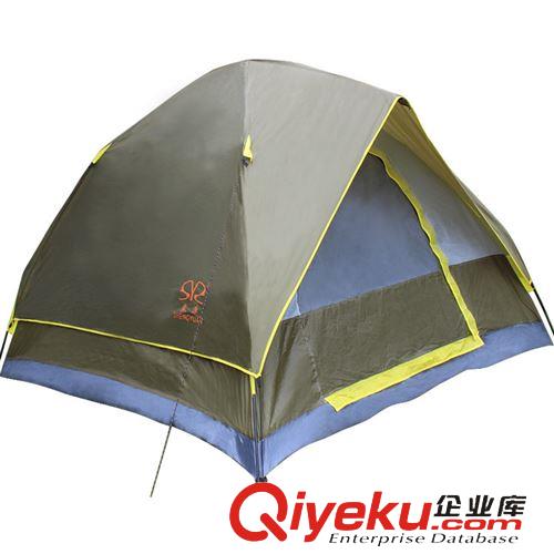 帳篷系列 盛源雙層自動帳篷 正品 3-4人情侶帳蓬 速開戶外露營防雨 休閑