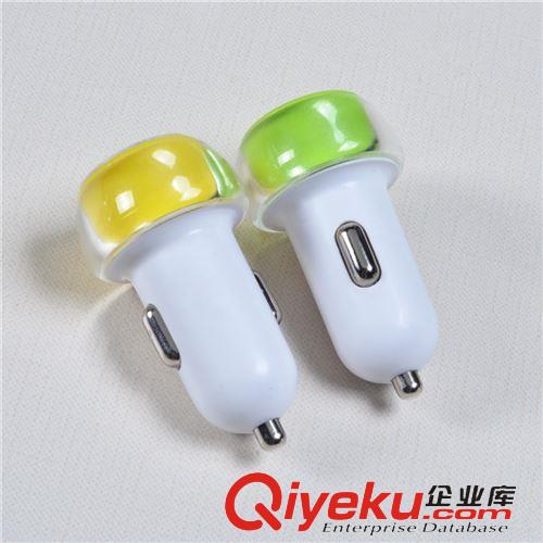 車載充電器 2.1A雙USB車載充電器 i蘋果手機車充 亞克力車充原始圖片2