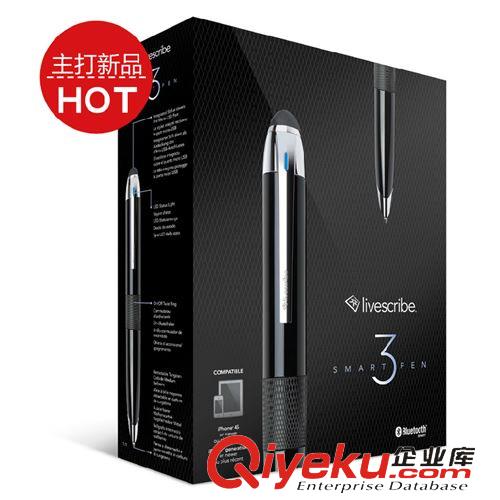 Livescribe智能笔/配件 Livescribe 3 Smartpen evernote 蓝牙 智能 手写 触控笔 数码笔