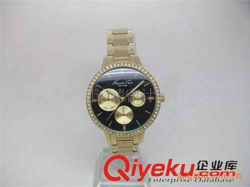 不銹鋼表 不銹鋼手表、gd女裝手表、金色女式手表、多功能全鋼表原始圖片3