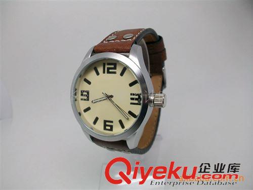 合金皮帶表 男裝手表。外貿手表
