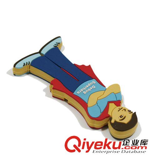 硅膠u盤(pán)套 卡通超人款硅膠U盤(pán)套 時(shí)尚男女通用USB保護(hù)套 卡通人物形狀USB套原始圖片2