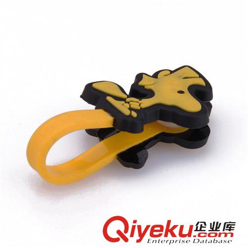 硅膠繞線器 精致可愛型滴膠硅膠集線器 便捷耳機集線器 狗狗耳機線集線器原始圖片2