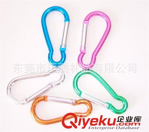 常規(guī)登山扣 【廠家直銷】供應(yīng)優(yōu)質(zhì)環(huán)保鋁合金D形登山扣 顏色各異 歡迎采購！