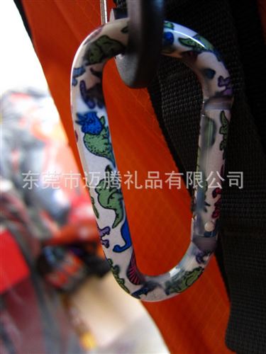 迷彩色產品 供應心形登山扣包花 熱轉印包花登山扣