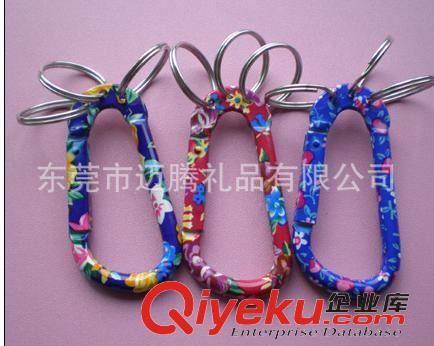 迷彩色產品 供應包花鑰匙圈登山扣 三個孔登山扣原始圖片2