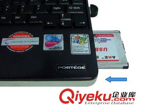 耳機(jī) 筆記本插槽擴(kuò)展2口卡 PCMCIA轉(zhuǎn)USB2.0接口轉(zhuǎn)換卡原始圖片3