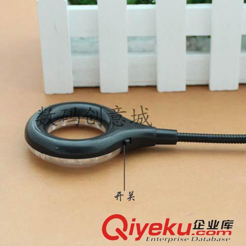 USB燈 {qg}價 USB 18LED燈帶放大鏡 護眼燈 USB閱讀燈原始圖片3