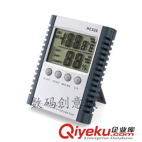 溫濕度計 HC-520數顯溫濕度計 室內外溫濕度計 電子溫濕度計 帶探原始圖片2