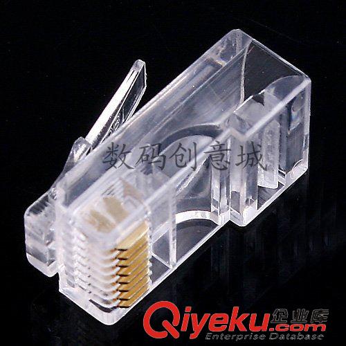 水晶頭 優(yōu)質(zhì)網(wǎng)線水晶頭 RJ45水晶頭 網(wǎng)絡(luò)水晶連接頭 100個(gè)/包