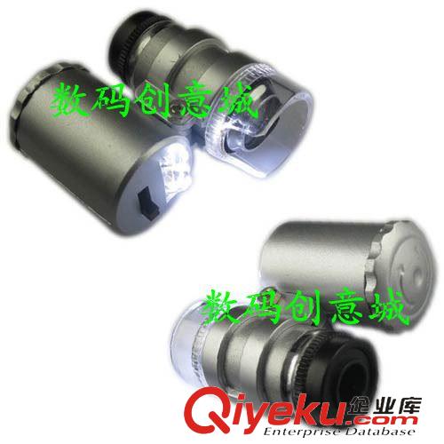 書簽 60X 珠寶放大鏡 帶驗(yàn)鈔、LED燈60倍電子顯微鏡 可調(diào)焦原始圖片2