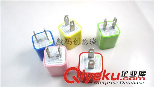 手機充電器 蘋果iphone4s/3gs/ipod touch彩色綠點充原始圖片2