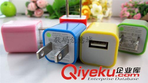 手機充電器 蘋果iphone4s/3gs/ipod touch彩色綠點充原始圖片3