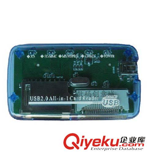 讀卡器 USB 小透明讀卡器 多合一讀卡器 直接讀取 SD MS X