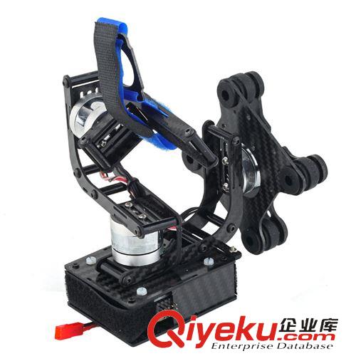 航拍云臺系列 航拍FPV GOPRO3無刷碳纖云臺 超飛越 狗3云臺 免調試云臺（金色）