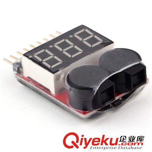模型工具線材 {zx1}款1-8S 電顯 航模鋰電池 電量顯示器 BB響 bjq二合一原始圖片3
