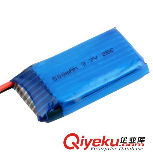 模型電池 哈博森系列  3.7V 500mah H107L  通用鋰電池25C原始圖片3