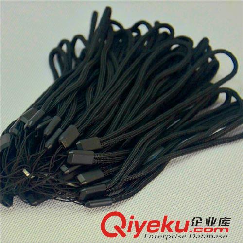 手機繩 廠家銷售精美手機繩 有耳手機繩，黑色短扣手機繩，杯子扣具原始圖片3