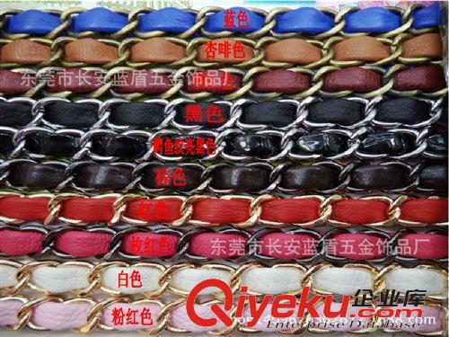 鏈條 廠家批發(fā)穿皮鋁鏈條 金屬鏈條 箱包鏈條原始圖片3