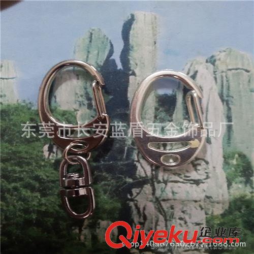 狗扣   廠家批發(fā)鋅合金狗扣 織帶狗扣箱包扣件 質(zhì)量開口原始圖片3