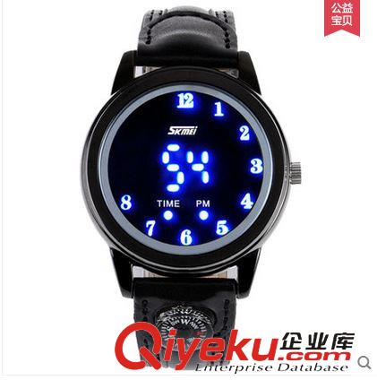 時刻美 時刻美時尚LED手表防水手表男女款手表韓版創意禮品手表腕表zp