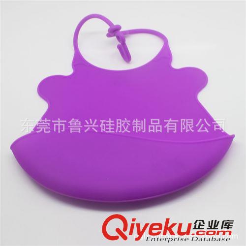 廚具 餐具  新款硅膠飯兜 嬰兒硅膠咬牙袋