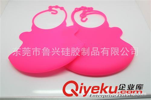 廚具 餐具  環(huán)保硅膠飯兜 時(shí)尚硅膠圍嘴 硅膠圍兜