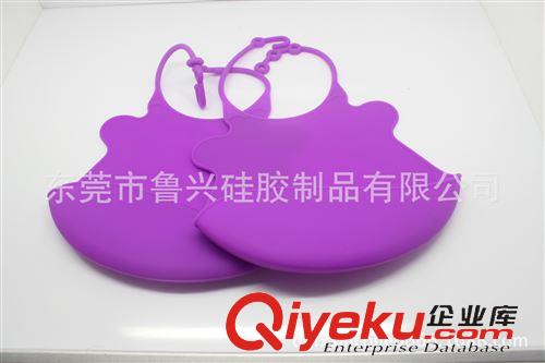 廚具 餐具  環(huán)保硅膠飯兜 時(shí)尚硅膠圍嘴 硅膠圍兜