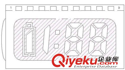 LCD 液晶屏/液晶顯示片/觸摸屏 供應(yīng)電壓表/電表/充電器/萬用表液晶顯示屏37434