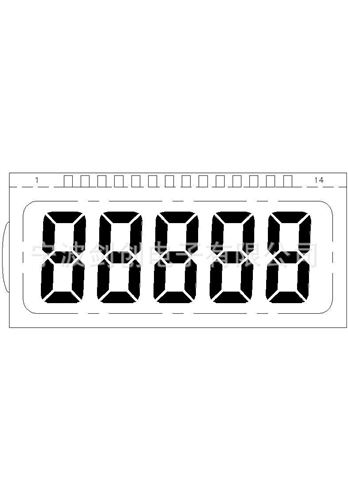 LCD 液晶屏/液晶顯示片/觸摸屏 供應空調遙控器LCD液晶顯示屏42316