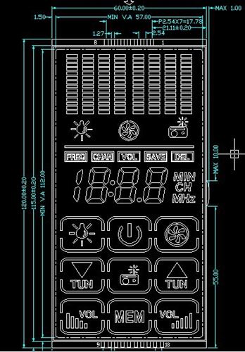 LCD 液晶屏/液晶顯示片/觸摸屏 供應(yīng)沐浴房LCD液晶顯示屏