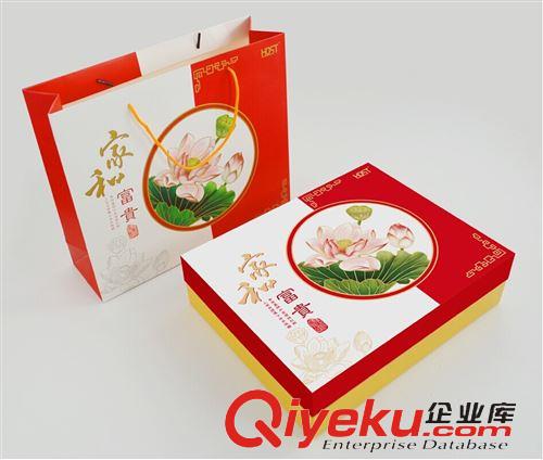 陶瓷禮品 禮盒裝陶瓷荷花接不銹鋼餐具家和富貴 十六件組 批發(fā)可印字